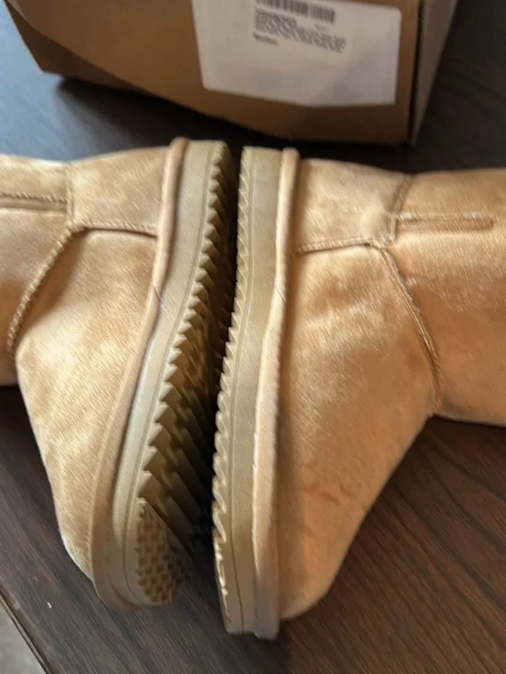 Boots Kids Balabala size 31 euro Suede Shearling-Lined Ankle Boot - Tan